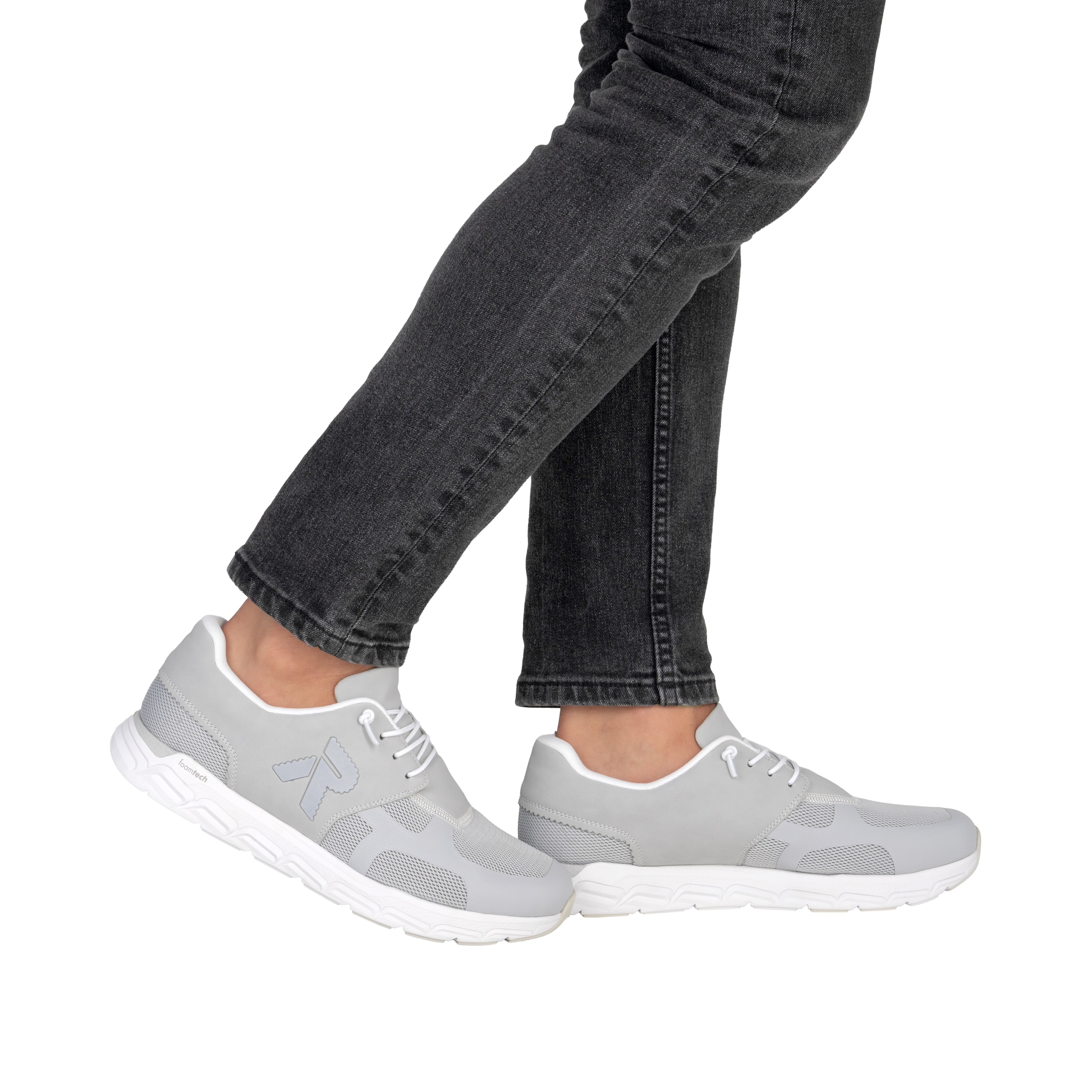 Baskets basses Rieker Sport en gris