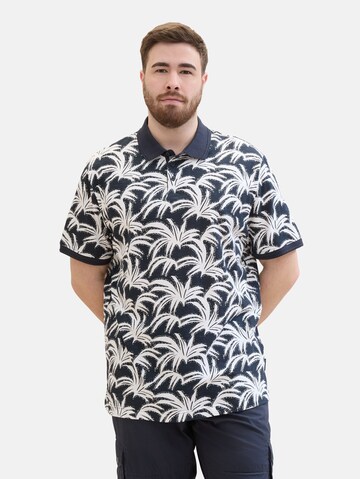 TOM TAILOR Men + T-shirt i blå: framsida