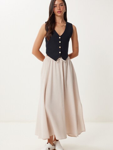 Jupe Happiness İstanbul en gris : devant