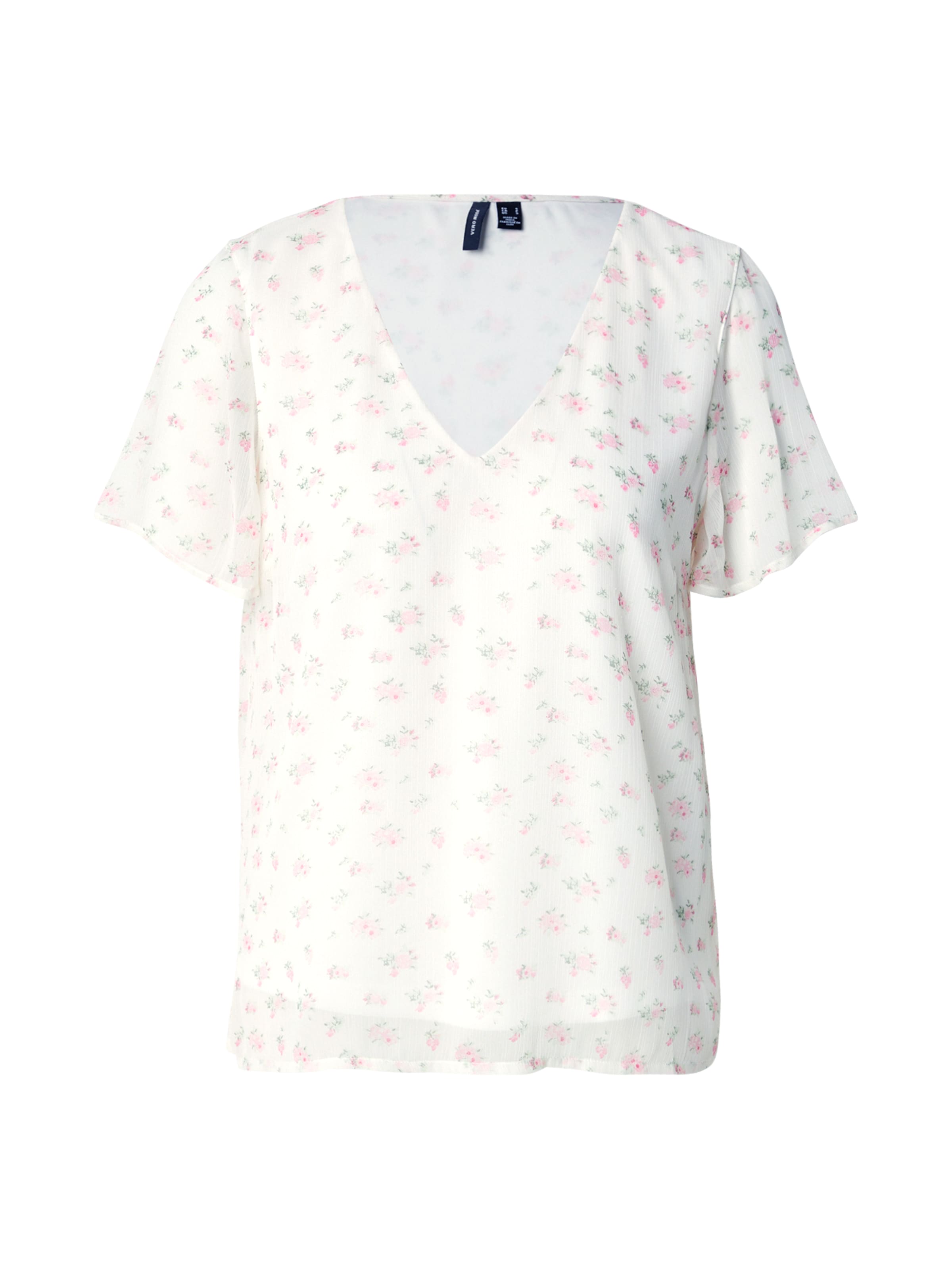 VERO MODA Blouse 'VMSMILLA' in Wit: voorkant