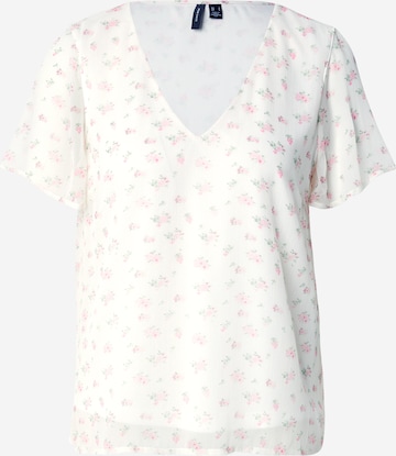 Chemisier 'VMSMILLA' VERO MODA en blanc : devant