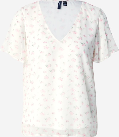 Palaidinė 'VMSMILLA' iš VERO MODA, spalva – žolės žalia / rožių spalva / balta, Prekių apžvalga