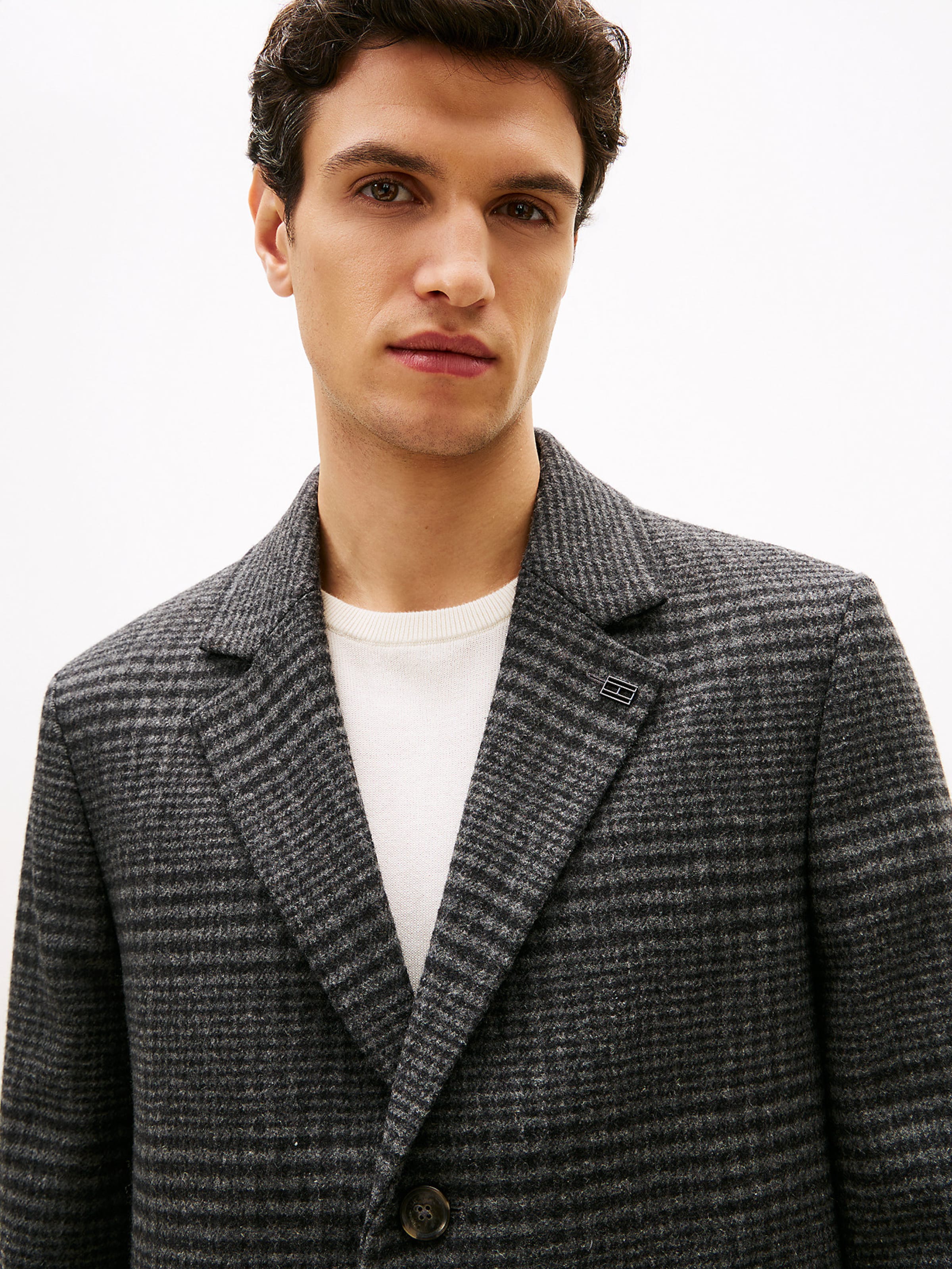 Manteau mi-saison TOMMY HILFIGER en gris