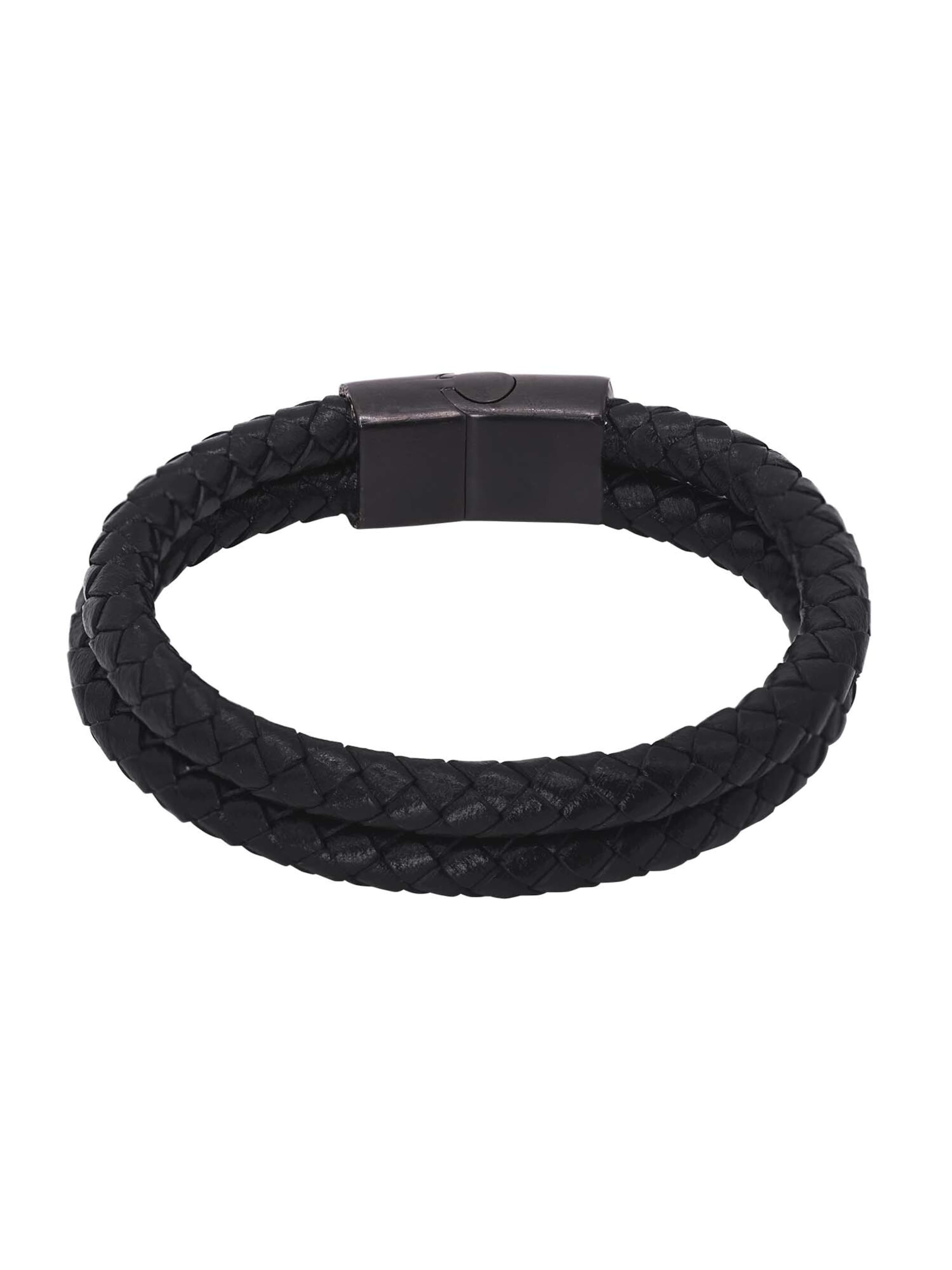 Bracelet 'Ignis' Heideman en noir : devant