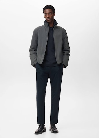 MANGO MAN Slim fit Pants 'Polen' in Blue
