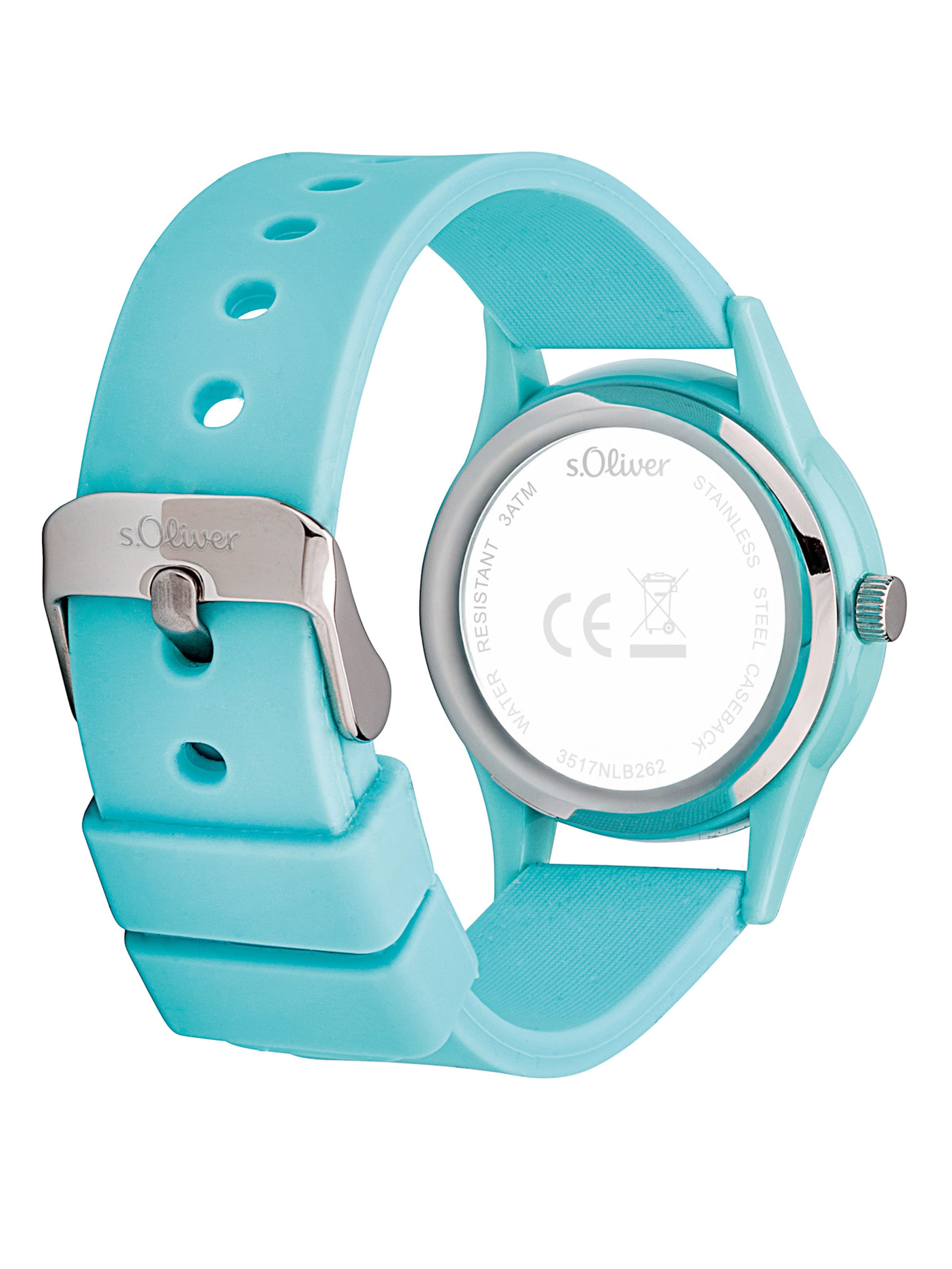 s.Oliver Analoguhr in Blau