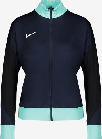 NIKE Training Jacket in Blue: front