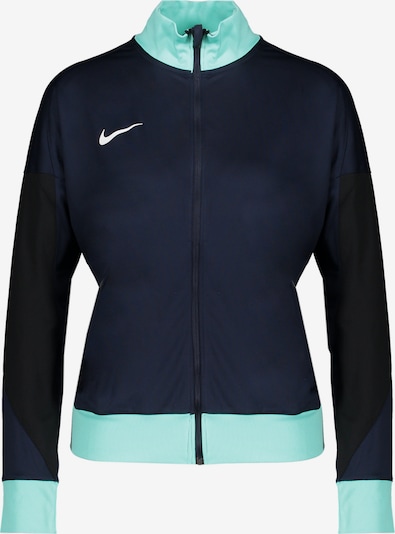 NIKE Trainingsjacke in dunkelblau / mint / weiß, Produktansicht