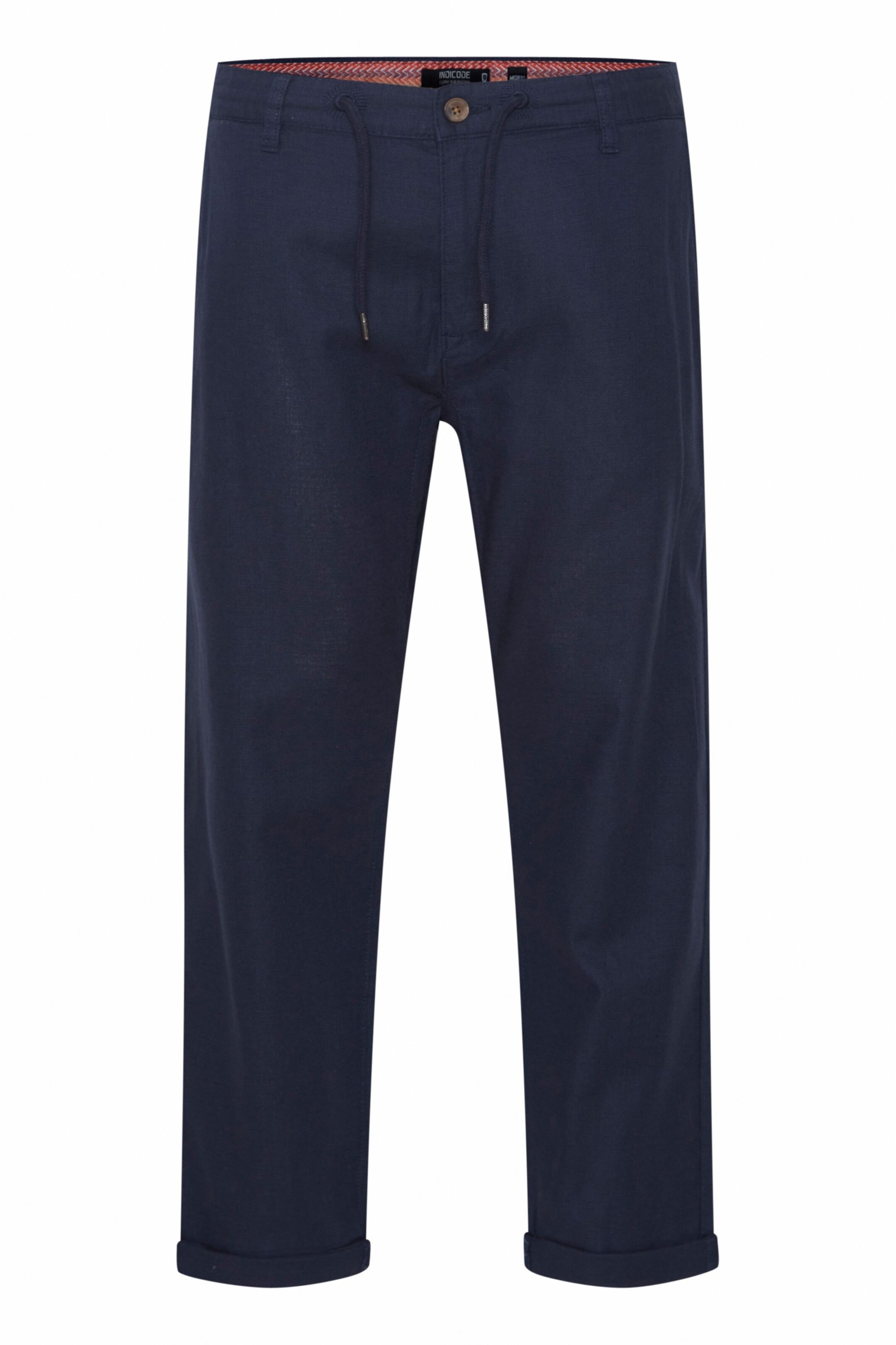 INDICODE JEANS Regular Chino 'Combat' in Blauw: voorkant