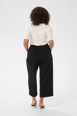 KAFFE CURVE - Loosefit Pantalón 'KCpheolo' en negro