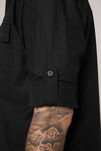 CAMP DAVID Regular fit Button Up Shirt in Black