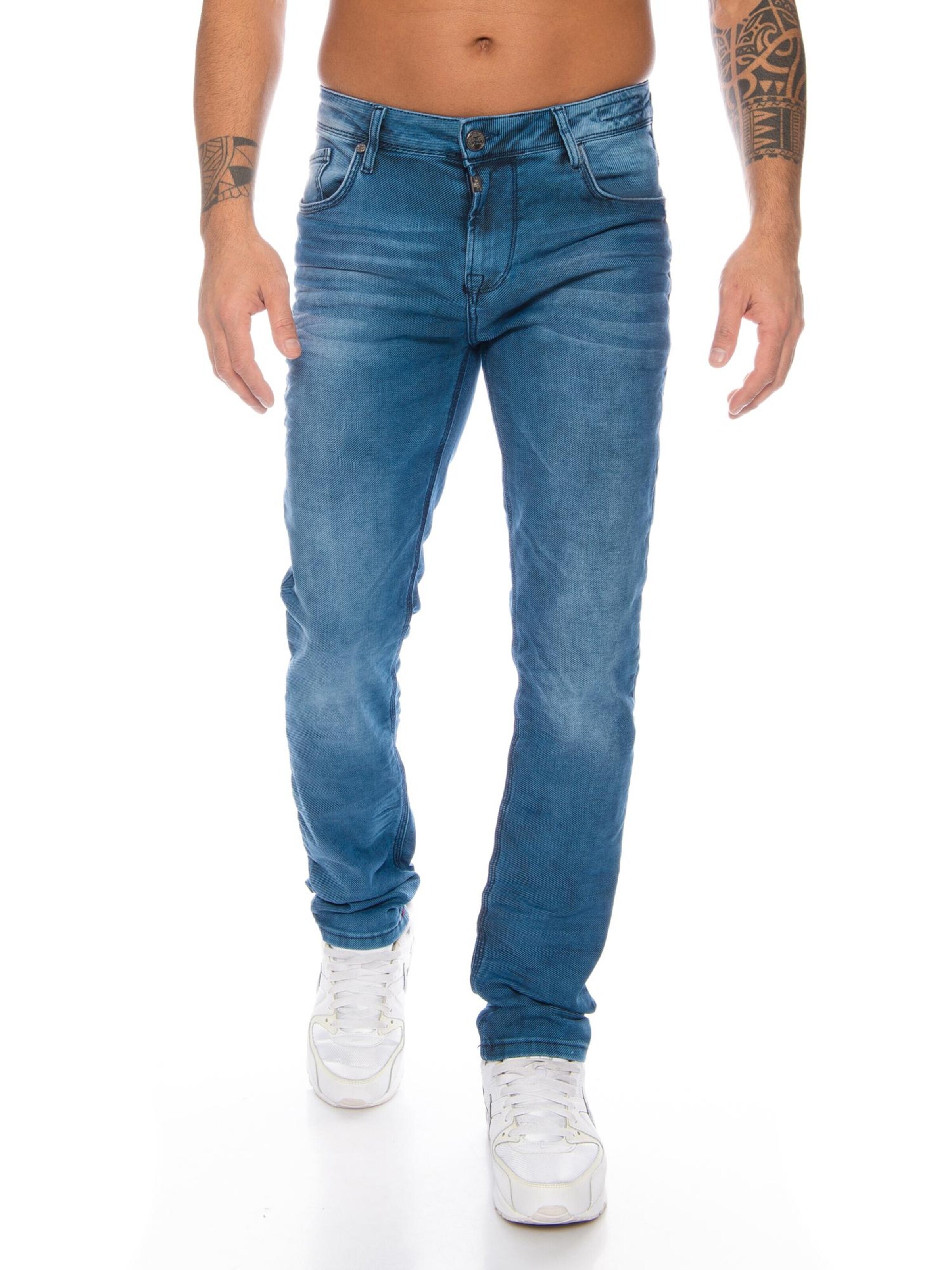 CIPO & BAXX Slim fit Jeans 'BJ374' in Blue: front