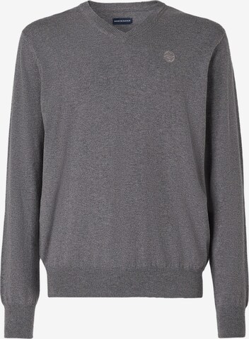 North Sails Sweater in Grey: front