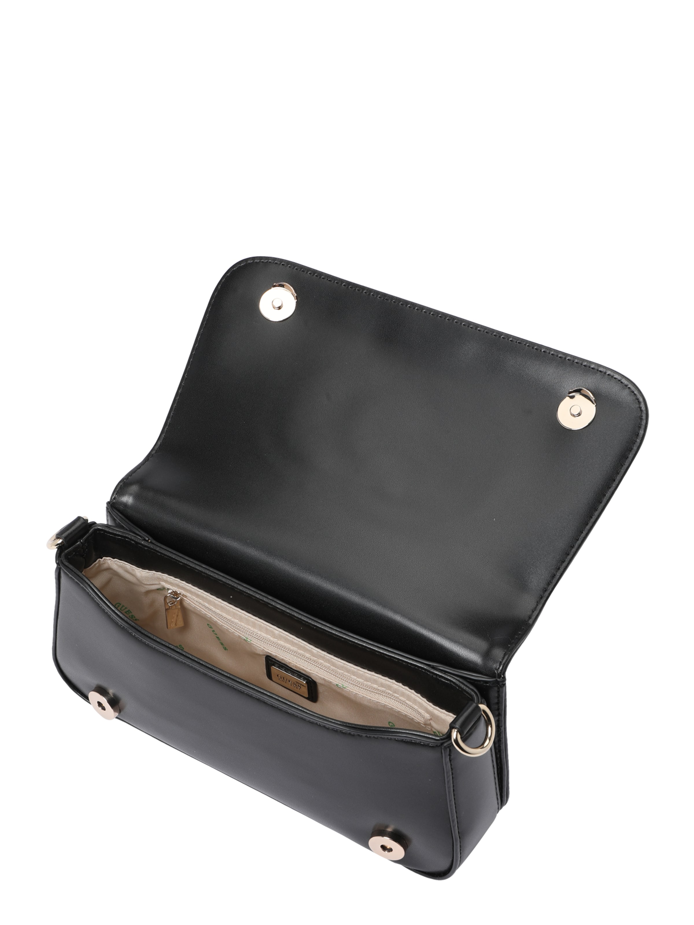 GUESS Schultertasche 'Mietta' in Schwarz