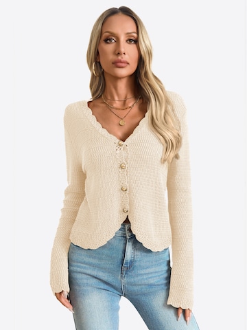 Geacă tricotată de la Imily Bela pe bej