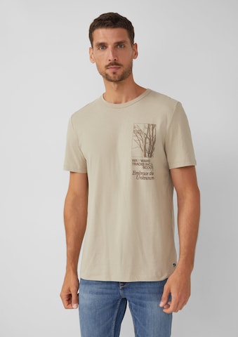 s.Oliver T-Shirt in Beige: Vorderseite