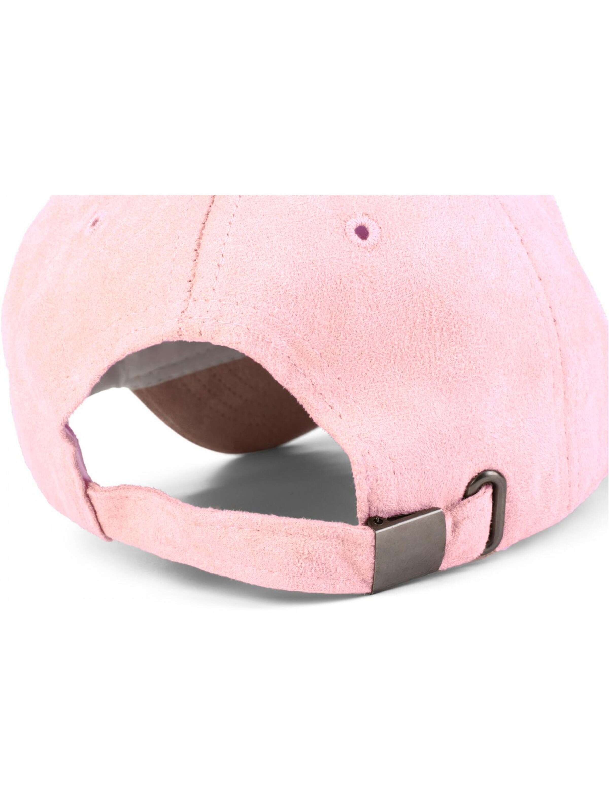 styleBREAKER Cap 'Cap in Wildleder Optik' in Pink