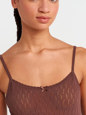 Tops en tricot Dilvin en marron