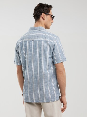 BIG STAR Comfort fit Overhemd 'Luizner' in Blauw