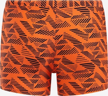 WE Fashion Plavecké šortky - oranžová