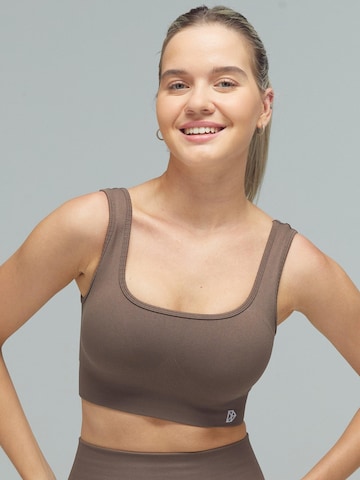 DRILLS Apparel Medium support Sport bh 'FLXFLOW Bra' in Grijs