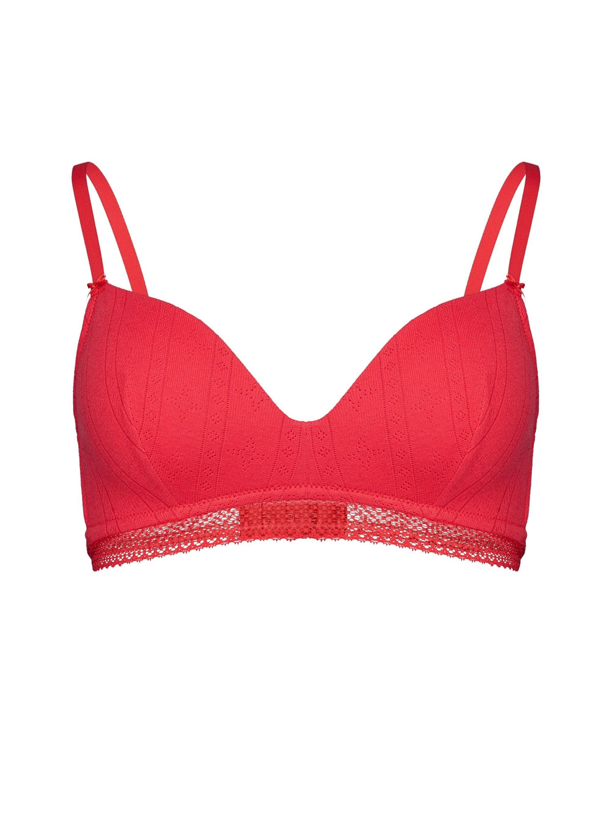 Classico Reggiseno 'Love' di ESOTIQ in rosso: frontale