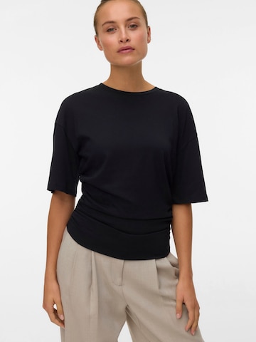 VERO MODA Тениска 'VMNAVARO' в черно: отпред