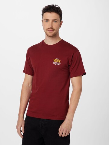 Tricou 'HOLDER CLASSIC' de la VANS pe roșu: față