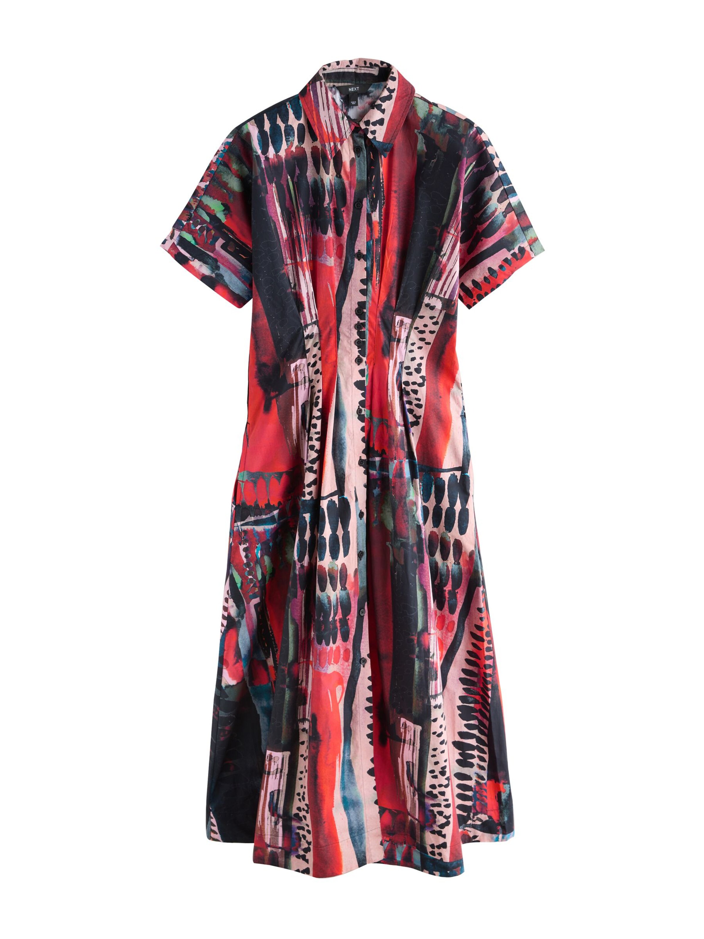 Next - Vestido en rojo: frente