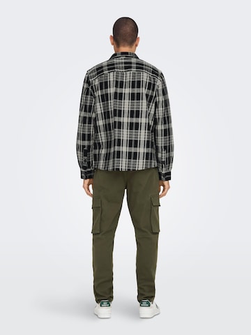 Only & Sons Regular Fit Skjorte 'Milo' i sort