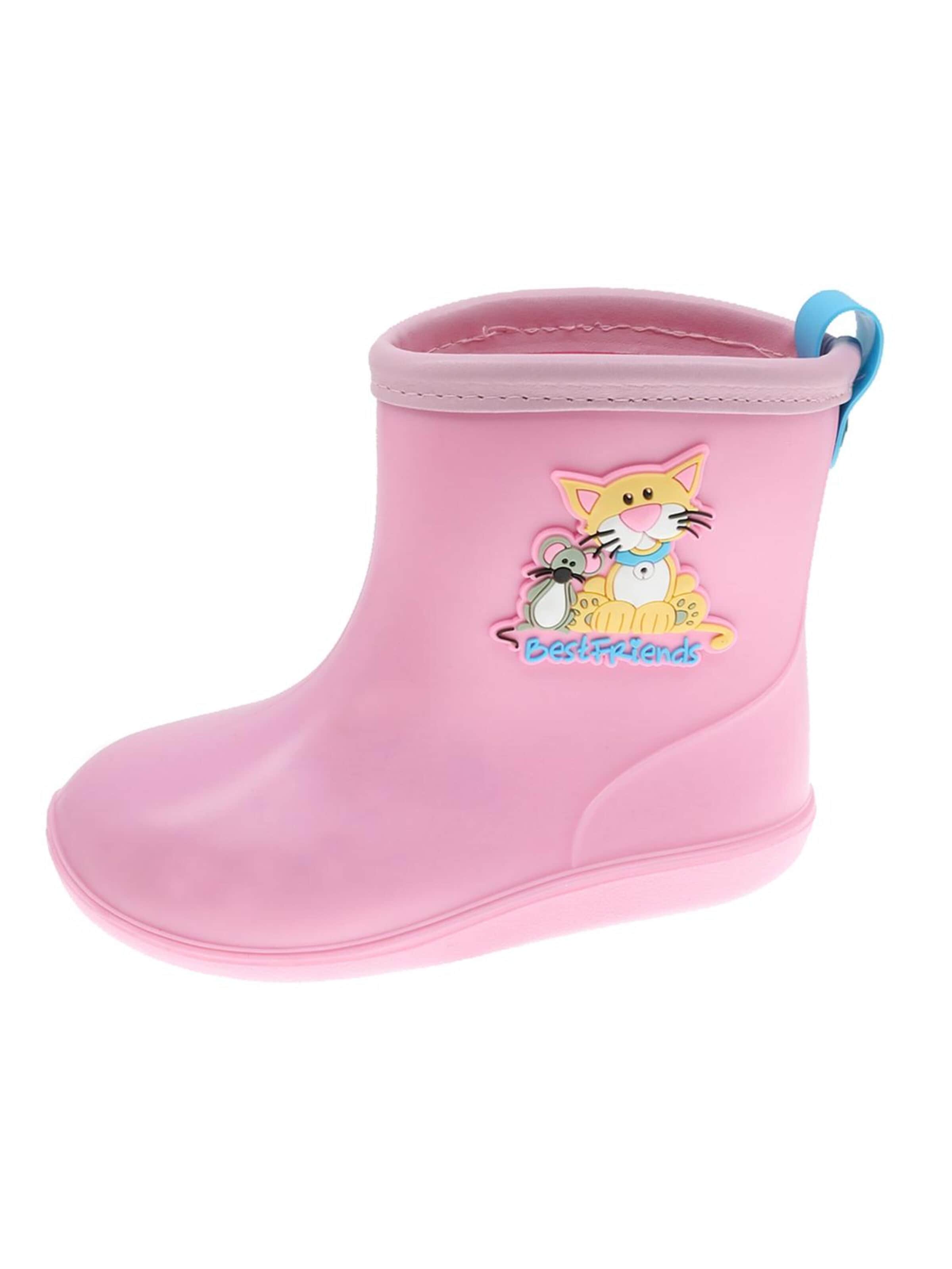 Beppi Regenlaarzen 'Rain Boot' in Roze: voorkant