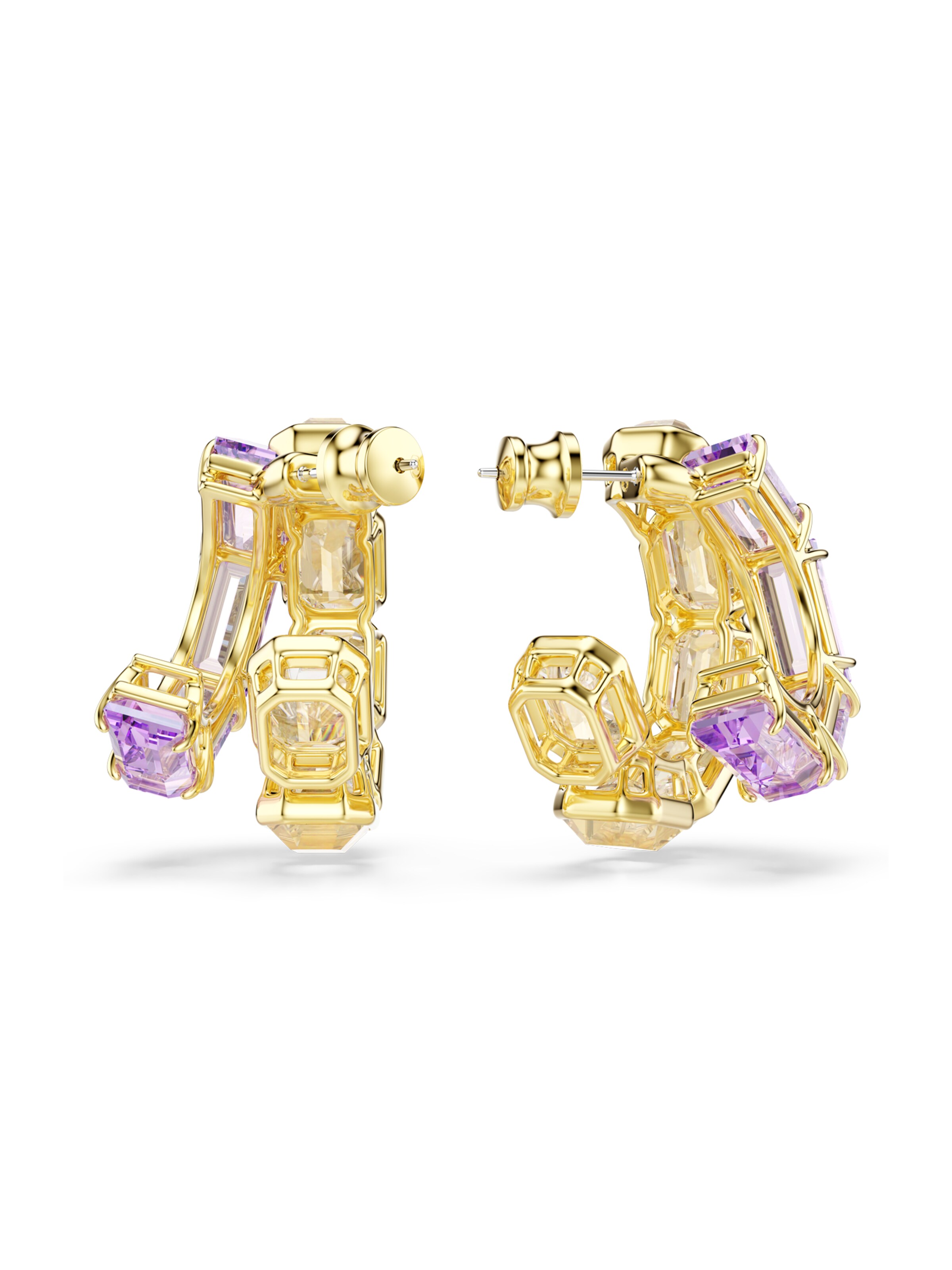 Boucles d'oreilles 'Millenia' Swarovski en or