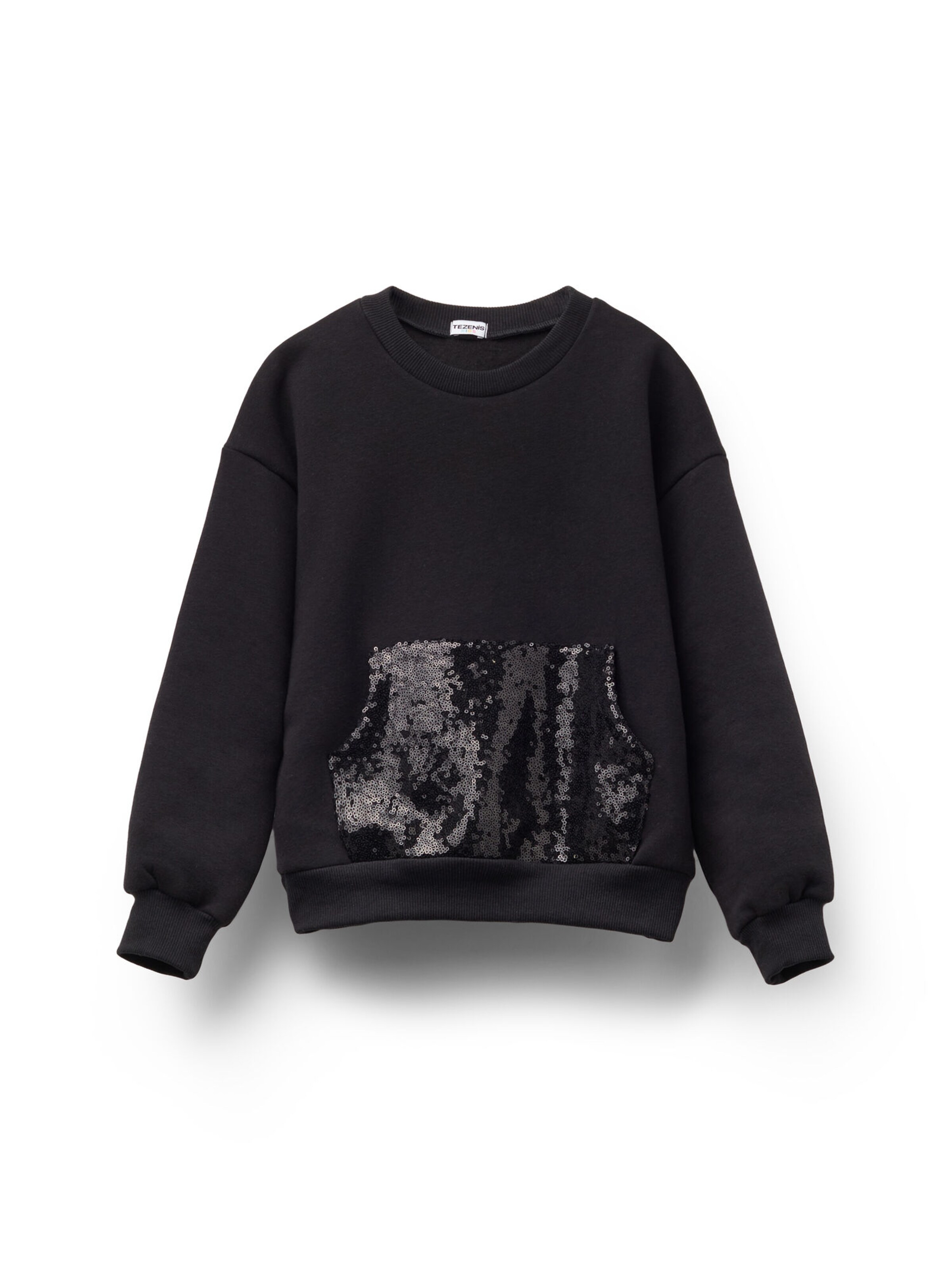Tezenis Sweatshirt in Black: front