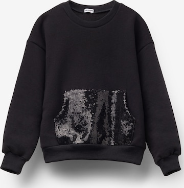 Tezenis Sweatshirt in Black: front