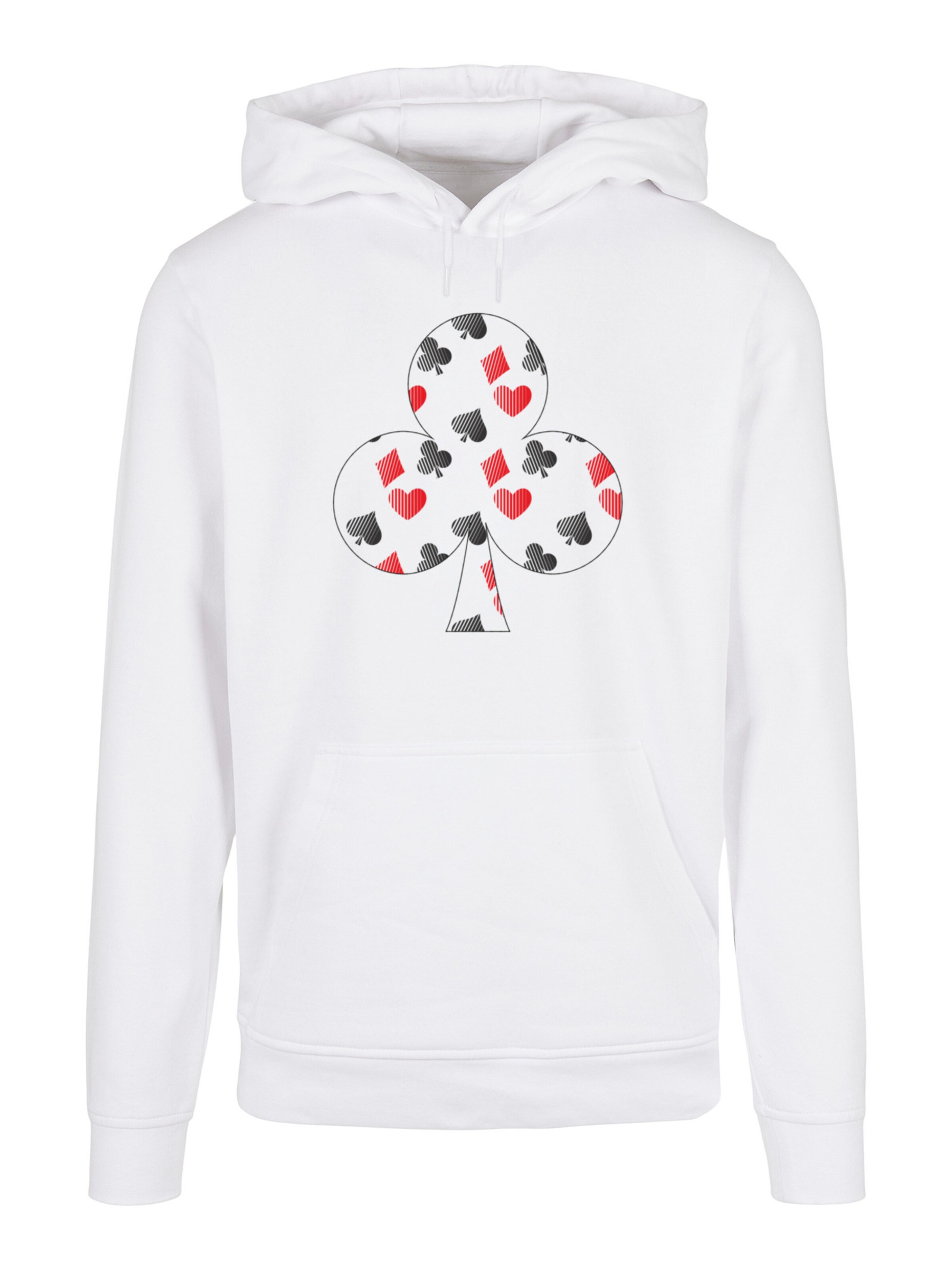 F4NT4STIC Sweatshirt in White: front