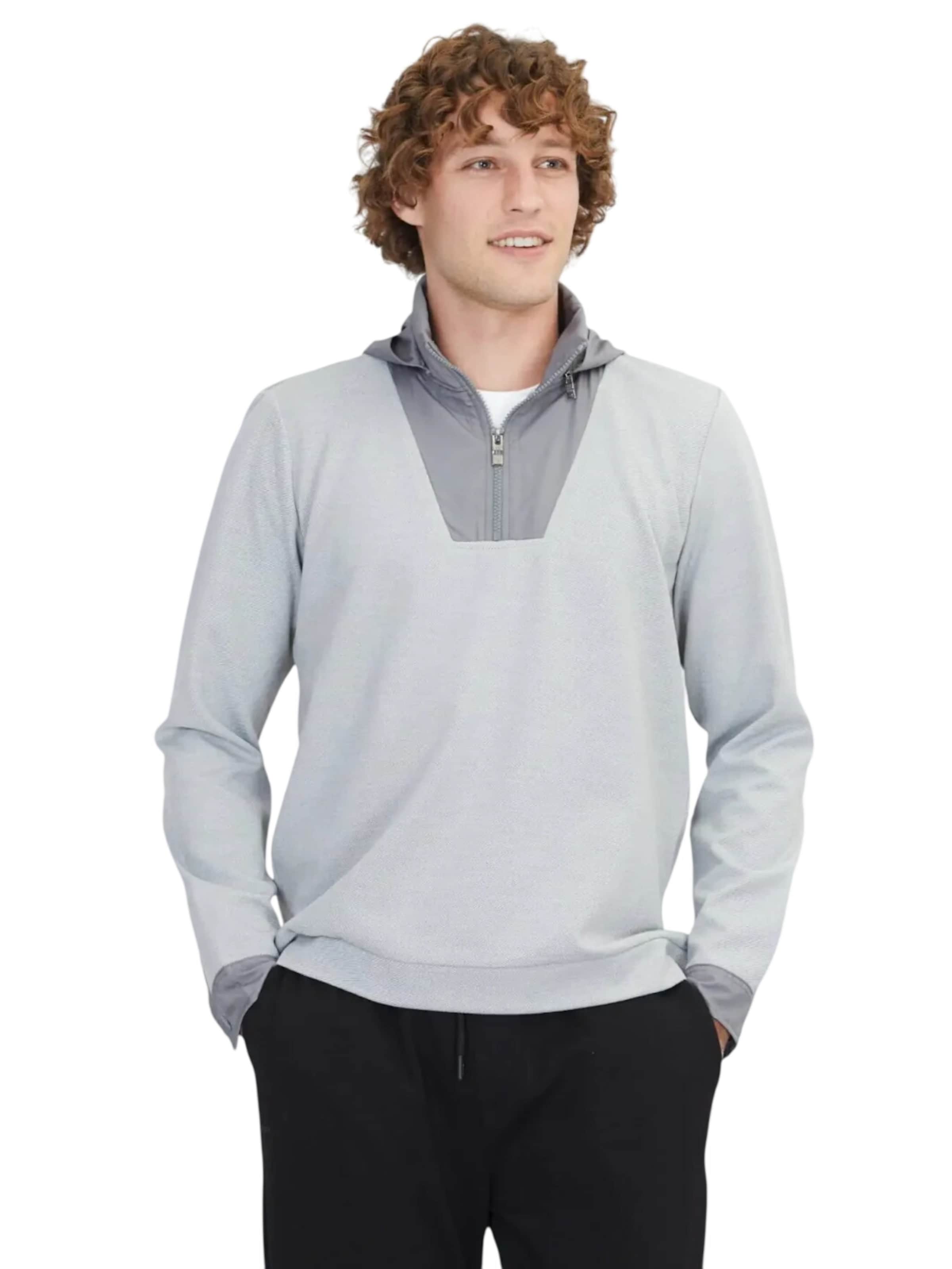 KİP Sweatshirt in Grijs: voorkant