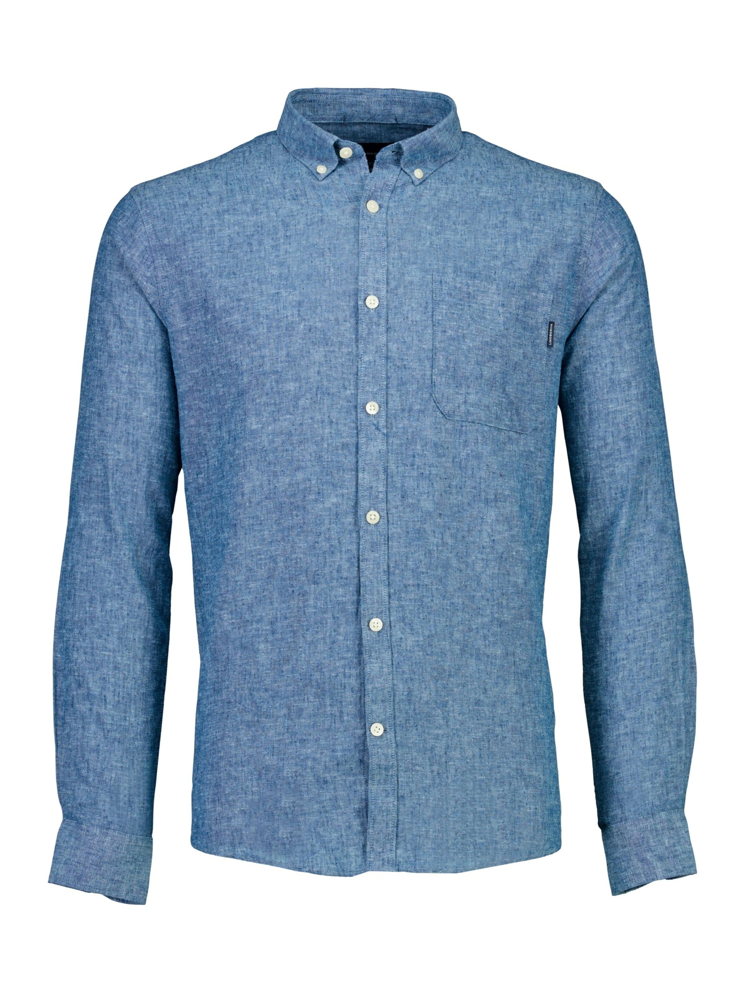 Lindbergh Regular fit Overhemd in Blauw: voorkant