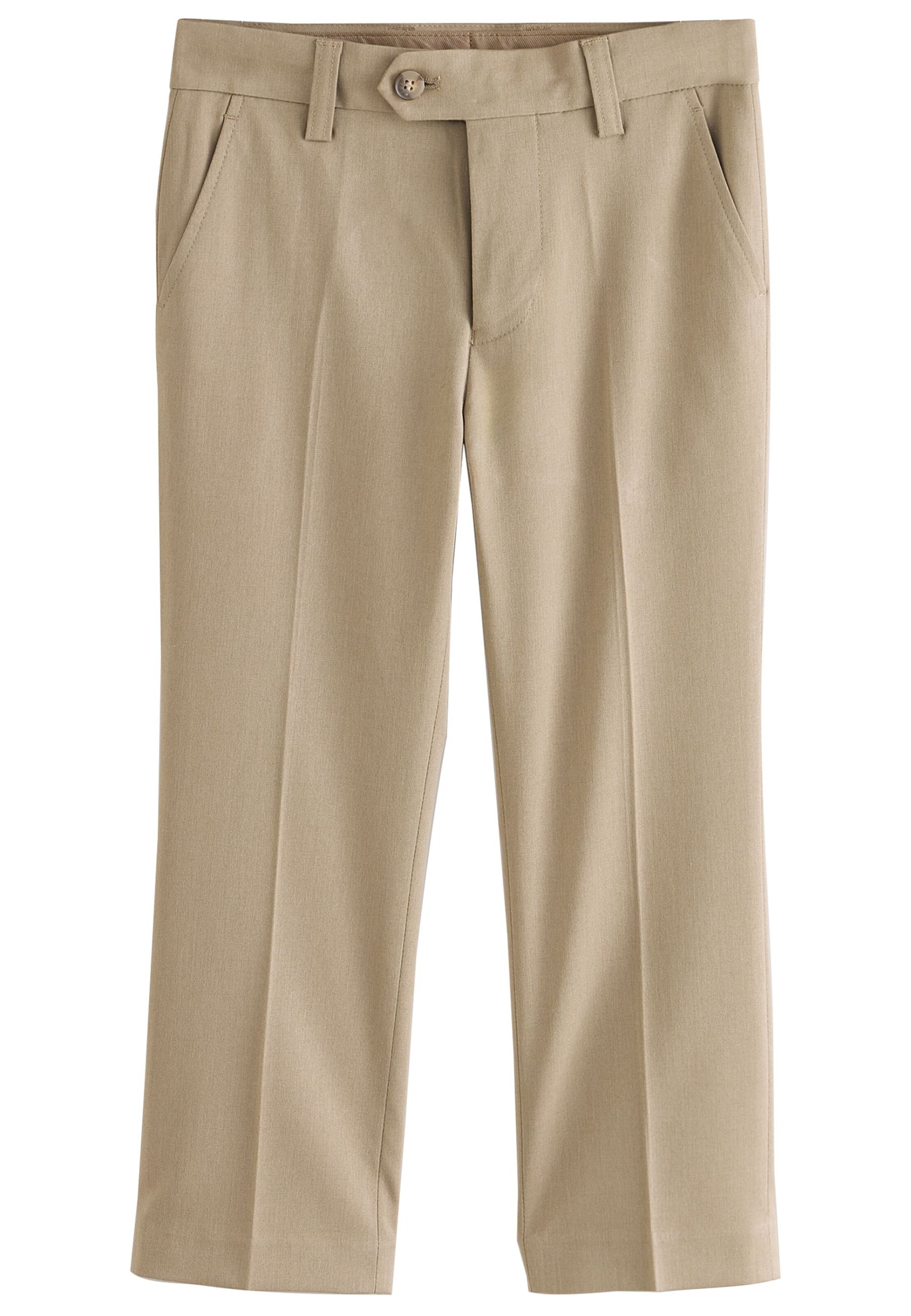 Next Regular Trousers in Brown: front