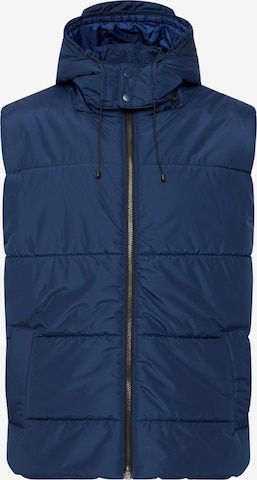 Gilet 'BHVest' BLEND en bleu : devant