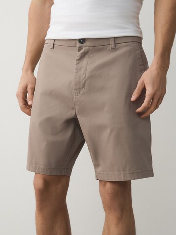 Next - Regular Calças chino em azul