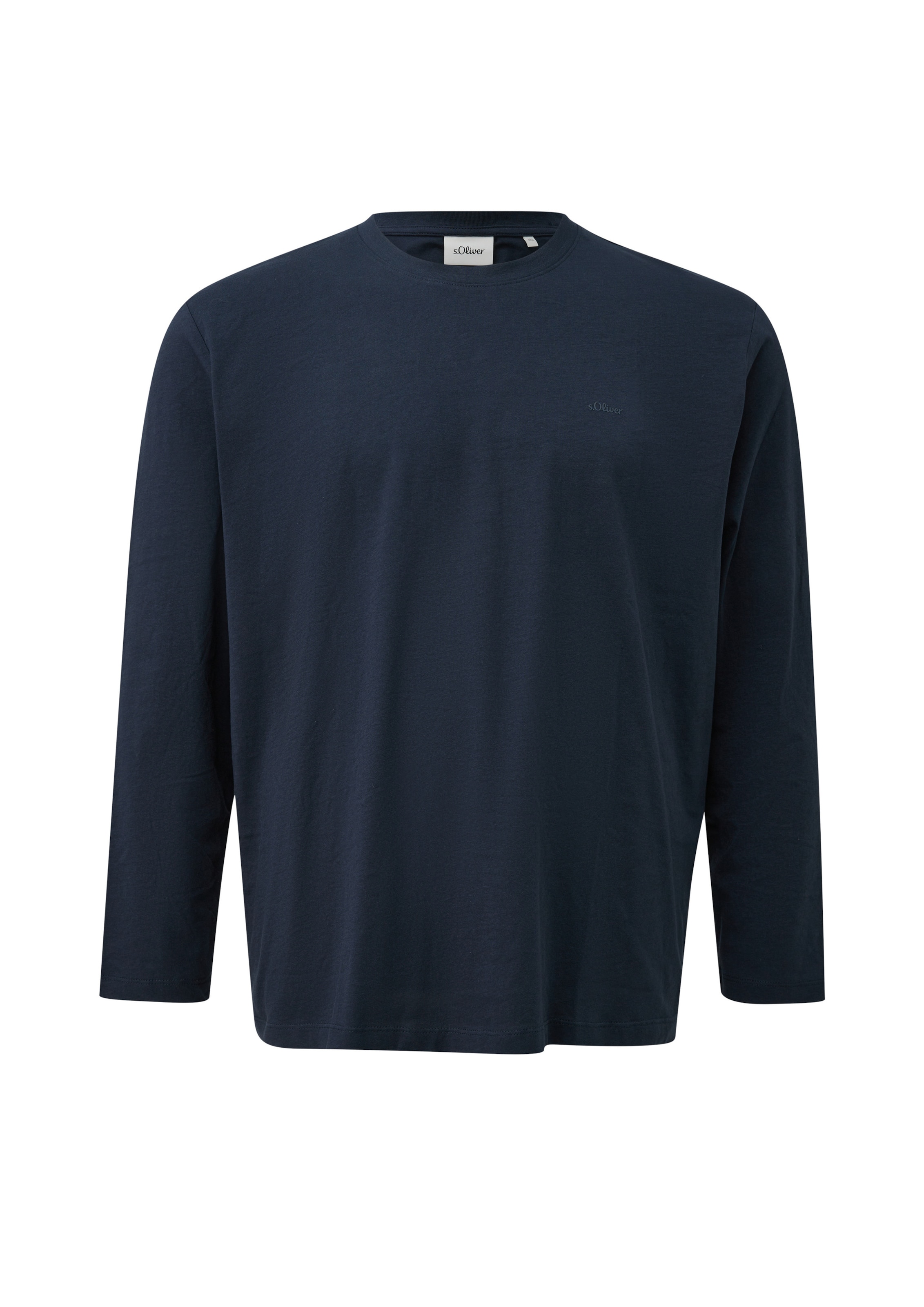 T-Shirt s.Oliver Men Big Sizes en bleu : devant