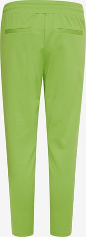 Slimfit Pantaloni con pieghe 'KATE' di ICHI in verde
