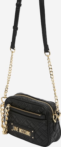 Sac à bandoulière Love Moschino en noir : devant