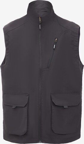 TALOON Vest in Grey: front