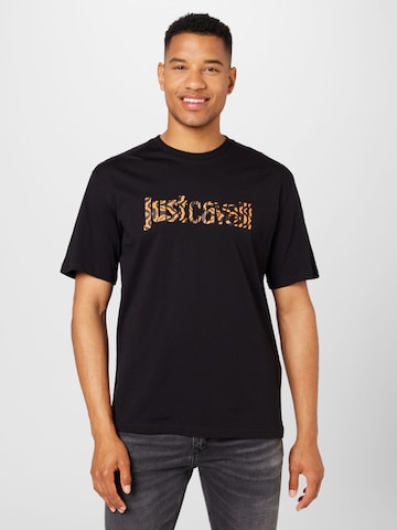 Just Cavalli Shirt in Zwart: voorkant