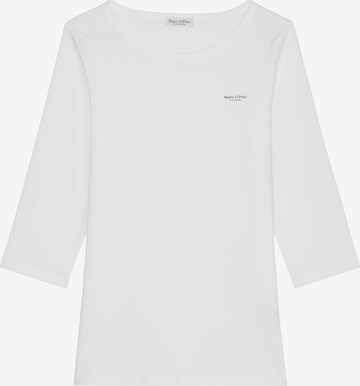 T-shirt Marc O'Polo en blanc : devant