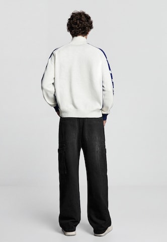 Bershka Baggy Cargo farmer - fekete