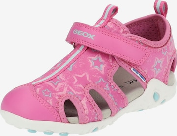 GEOX Sandalen in Roze: voorkant