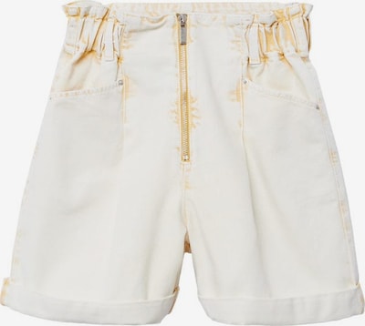 MANGO Jeans 'Angela' in goldgelb / weiß, Produktansicht