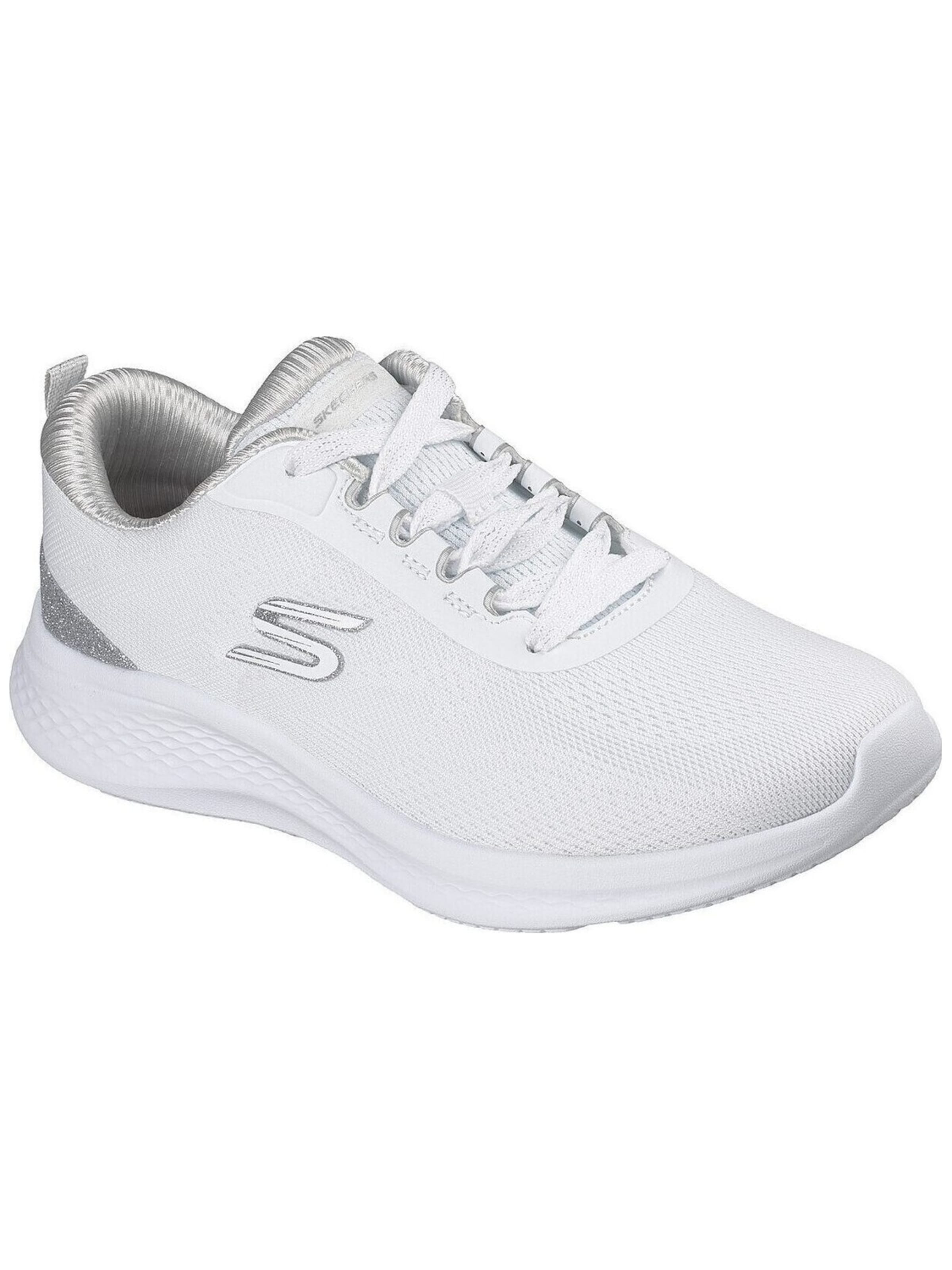 Baskets basses 'Brillian' SKECHERS en blanc : devant